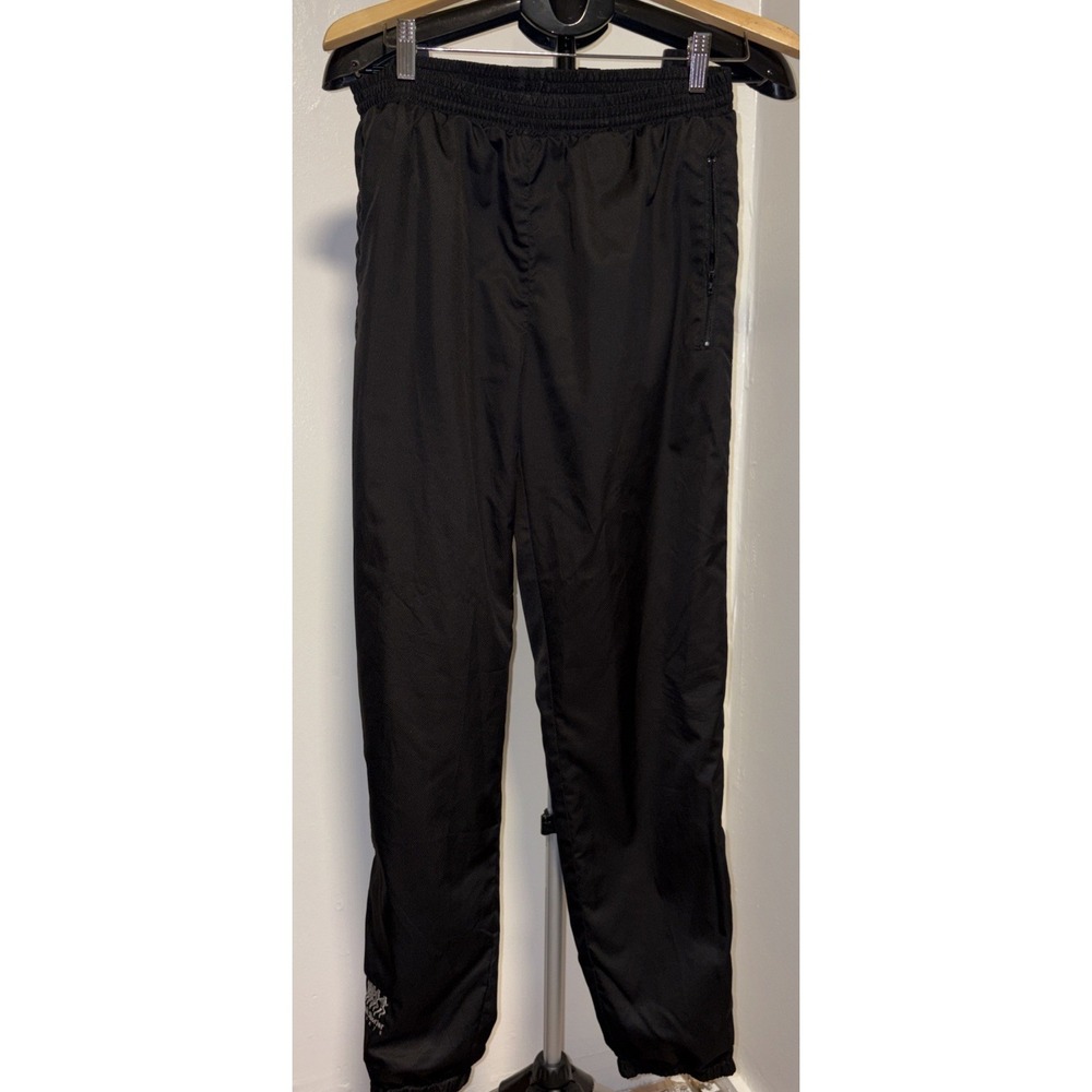 Frank Shorter Sports Track Pants Men's Medium Mesh Lined Vintage Zip Ankles